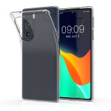 Husa pentru Motorola Edge X30 / Edge 30 Pro, Silicon, Transparent, 57065.03, kwmobile, Carcasa