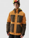 Geacă de snowboard membrana 15000 pentru bărbați - portocalie, 4F Sportswear