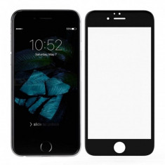 Folie de sticla Apple iPhone 8, Elegance Luxury margini colorate Black