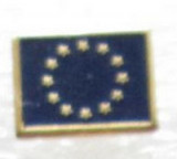 Insigna, pin - drapel U.E.