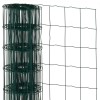 Nature Plasă din s&acirc;rmă verde 0,8 x 10 m oțel cu plastic dreptunghiular 409381
