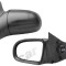 Oglinda exterioara Opel Corsa B 01.1993-10.2001 partea stanga View Max crom plana carcasa neagra reglare parghie fara incalzire