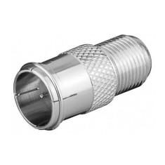 Adaptor F tata - F mama zinc Goobay