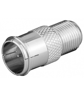 Adaptor F tata - F mama zinc Goobay foto