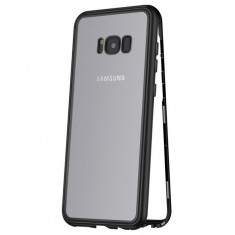 Carcasa protectie Samsung S8 Plus, magnetica, negru foto