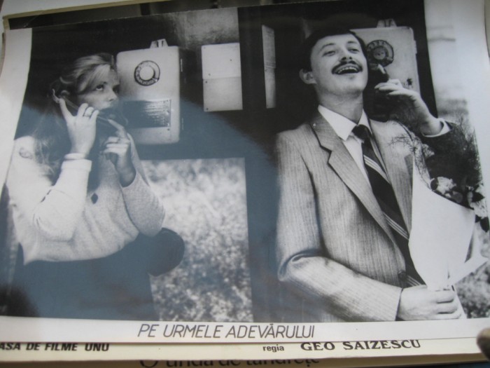 Film/teatru Romania - fotografie originala (25x19) - Pe urmele adevarului