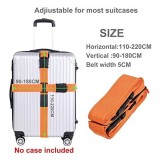 Cumpara ieftin Curea reglabila pentru bagaje XiXiran, nylon, plastic, portocaliu