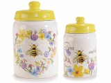 Set 2 borcane decorative ceramica Albinute 11.5x19 cm, 8.5x14.5 cm