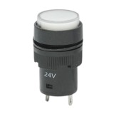 Indicator LED alb 24V pentru semnalizare industriala, montaj &Oslash;16 mm Breckner Germany