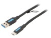 Cablu USB 3.0 A la C 0,5m Negru