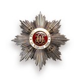 Ordinul &bdquo;Coroana Rom&acirc;niei&rdquo;, placă &icirc;n grad de Mare Ofițer, bijutier Joseph Resch Fils