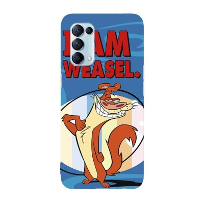 Husa compatibila cu Oppo A76 model I am Weasel, Silicon, TPU, Viceversa foto