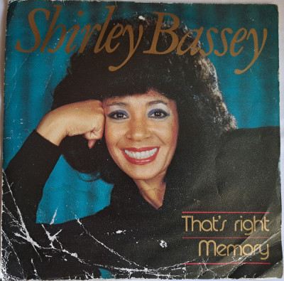 Disc Vinil 7# Shirley Bassey - That&amp;#039;s Right- D.I.P.-DIP 1984.1 foto