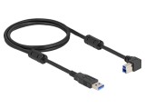 Cablu USB A mufă USB B mufă 90&deg;