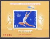 DB1 Romania 1984 Gimnastica Olimpiada Los Angeles SS NDT MNH