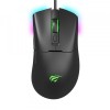 Mouse Gaming Wired USB HAVIT MS966, RGB, 800DPI - 12000DPI, 1.6m, Negru, Universal