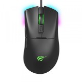 Mouse Gaming Wired USB HAVIT MS966, RGB, 800DPI - 12000DPI, 1.6m, Negru, Universal