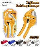 Cleste Taietor Teava PVC/PPR, 193mm, Deschidere Automata, &Oslash; 3&ndash;42mm, INGCO HPCS05428 &ndash; HPCS05428