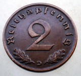 2.972 GERMANIA 2 REICHSPFENNIG 1937 D EROARE IDEM 2.985