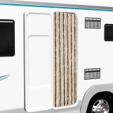 vidaXL Perdea pentru insecte, maro &icirc;nchis și bej, 56x200 cm, chenille 377354