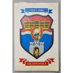 SIGHISOARA 1280 -1980 , de ANA HERMANN ...STEFAN MOSORA , 1980, DEDICATIE *