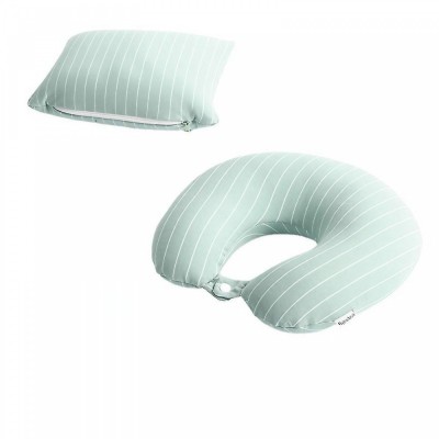 Pern&amp;Auml; travelflex 2&amp;Atilde;&amp;reg;n1, suport ergonomic, umplutur&amp;Auml; cu particule de spum&amp;Auml; cu memorie, design versatil, verde foto