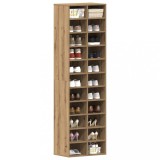 VidaXL Dulap Pantofi Artisan Stejar 54x34x183 cm Lemn prelucrat