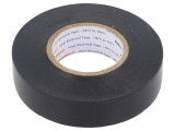 Bandă Electroizolantă Neagră 19mm x 20m