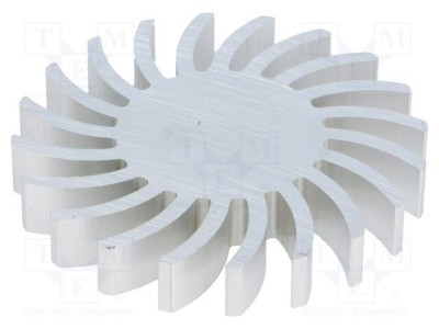 Radiator LED FISCHER ELEKTRONIK &amp;Oslash; 70mm H 10mm 2,28K/W foto