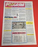 Program fotbal - returul campionatului `83/`84; ROMANIA la Turnel Final FRANTA 1984