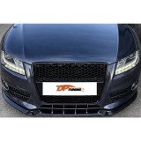 A5 B8 / 8T Spoiler Fata Negru Pian Vacuum / 2007 - 2011