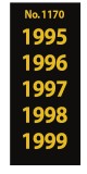Sticker autoadeziv anii 1995-1999 - Signetten SAFE No. 1170