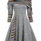 Rochie Striped cu Maneci Lungi - Look Trendy 2024