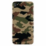 Husa silicon pentru Apple Iphone 4 / 4S, Camuflaj