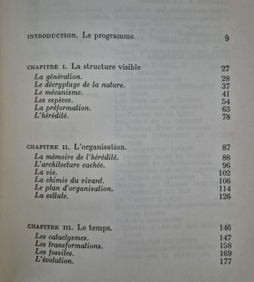 Francois Jacob Une histoire de l&amp;#039;heredite La logique du vivant foto