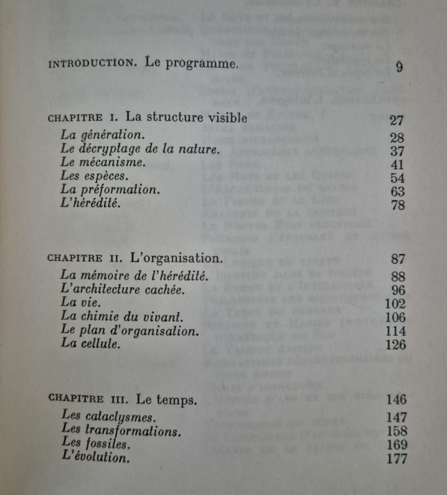 Francois Jacob Une histoire de l&#039;heredite La logique du vivant