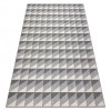 Covor SPRING 20406332 caro triunghiuri sisal, buclat - gri, 200x290 cm, Dreptunghi