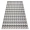 Covor SPRING 20406332 caro triunghiuri sisal, buclat - gri, 200x290 cm