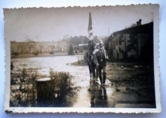 P082 FOTOGRAFIE RAZBOI WWII MILITARI TRUPE RAD REICHSARBEITSDIENST 9/6cm foto