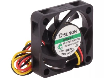 Ventilator DC axial 5VDC 40x40x10mm 13.52m3/h 27.3dBA Vapo SUNON MF40100V1-1000U-G99 foto