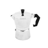 Espressor de facut cafea la aragaz, din aluminiu cu capacitate 3 cesti