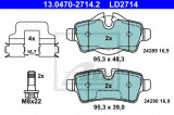 Set placute frana,frana disc MINI MINI (R56) (2006 - 2013) ATE 13.0470-2714.2