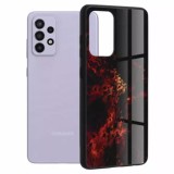 Cumpara ieftin Husa Samsung Galaxy A72 5G Antisoc Personalizata Nebuloasa Rosie Glaze, Techsuit