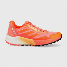 Adidas TERREX pantofi Agravic Flow femei, culoarea portocaliu