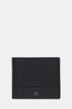 HUGO portofel de piele culoarea negru, 50548315