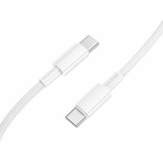 Cablu Date si Incarcare Type-C la Type-C Borofone Cable BX117 Source 1m 3A Alb