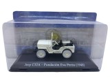 Macheta Jeep CJ2A Willys Fundaci&oacute;n Eva Per&oacute;n 1948 1:43 Alb