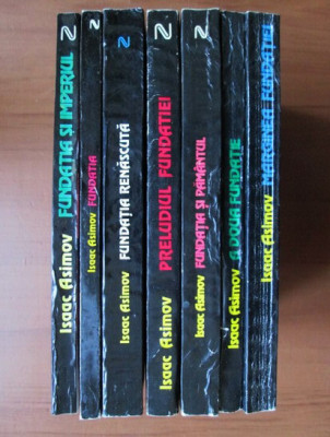 Isaac Asimov - Fundatia 7 volume, seria completa (1993-1996) foto
