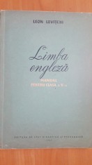 Limba engleza. Manual pentru clasa a 5-a - Leon Levitchi