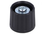 Buton rotativ poliamidă 6mm negru